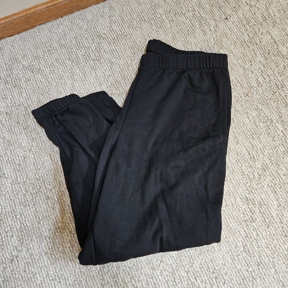 Old Navy Joggers Women XXL Black Sweatpants Drawstring Pockets Lounge Casual